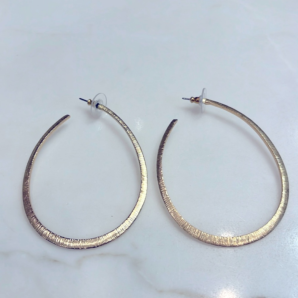 Target Jewelry collaboration gold large hoop earrings